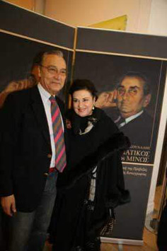 2008: Ο Μάκης Μάτσας με την Μαρίνα Πλάκα Λαμπράκη 